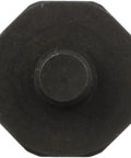 Heavy Duty Inner Steering Tie Rod End Replacement Fits 2012 Through 2016 Tesla Model S, showing a top view of the octagonal steel end.