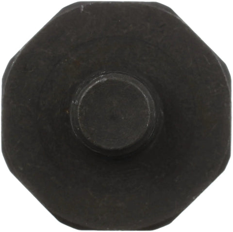 Heavy Duty Inner Steering Tie Rod End Replacement Fits 2012 Through 2016 Tesla Model S, showing a top view of the octagonal steel end.