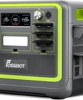 Heavy Duty Portable Power Station With 2048Wh Lifepo4 Battery And 2400W Ac Output showing front panel details and multiple charging ports.