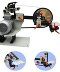 Professional Grade Variable Speed Belt Sander Bench Grinder with 1500W motor and adjustable components for knife sharpening.