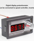 10K Digital Display Programmable Potentiometer With 4 Digit 0.4 Inch Display For Speed Controller Inverter front view