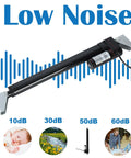 KM-LINEARTECH 10-inch DC12V heavy-duty electric linear actuator with mounting brackets, side view, black cylindrical body.