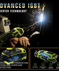 Grab-And-Go 110V Portable Handheld Arc Welder For Home DIY Projects shown with IGBT inverter technology welding metal