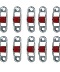 Sliding Window Pulley Roller Set 10 Pieces Durable Stainless Steel With Base For Cabinets And Doors Silent Jam Free Plastic Wheel 12mm Wide For Smooth Sliding Windows And Cabinets Includes Mounting Hardware