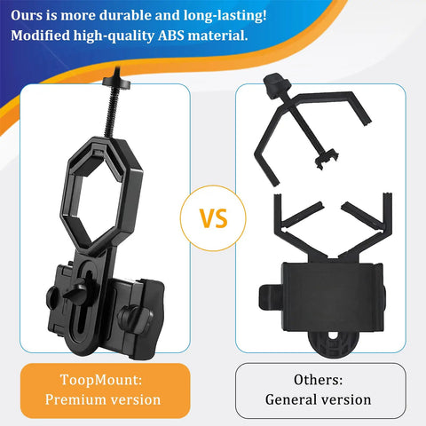 Universal Smartphone Adapter Mount For Binoculars Telescopes Monoculars Spotting Scopes And Microscopes Clamp On Phone Photography Premium