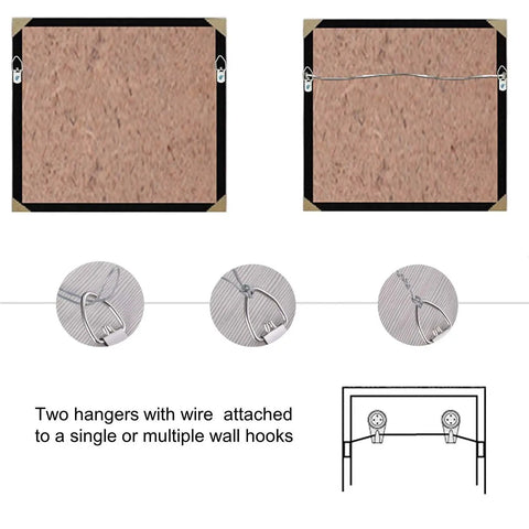 Heavy Duty Braided Picture Hanging Wire 100 Feet Long For Photo Frames Artwork And Mirrors Super Sturdy Flexible Steel Wire in use