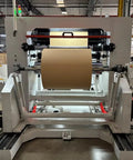 Industrial Smooth Operation Heavy Duty Automatic Jumbo Roll Slitter Machine Featuring Differential Slip Shaft For Insulation Paper Sheets with a large roll