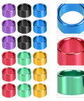18 Piece Aluminum Pigeon Rings Colorful Bird ID Bands For Pigeon Feet Tagging And Leg Marking Reusable Lightweight Bird Bands