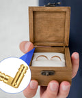 Wooden jewelry box with 10 Pcs Brass Hidden Barrel Hinges 0.15x0.79 Inch Mini Cylinder Hinges for Wood Projects Concealed Jewelry Box Cabinets DIY Craft Supplies 270 Degree Opening Durable Hidden Hardware.