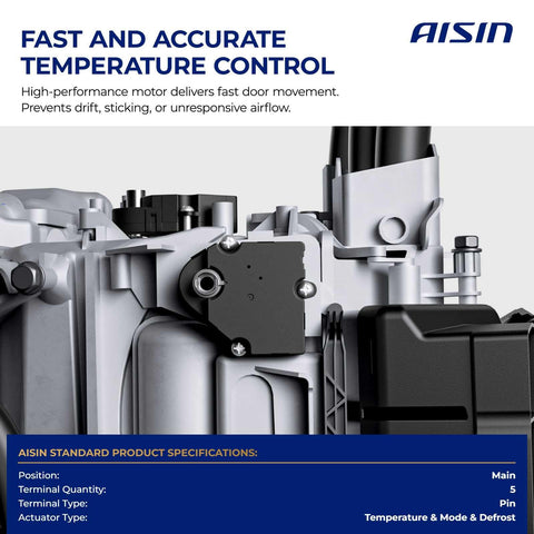 Beefed Up Main HVAC Air Door Actuator Replacement For Defrost Mode Easy Install showing product specifications details