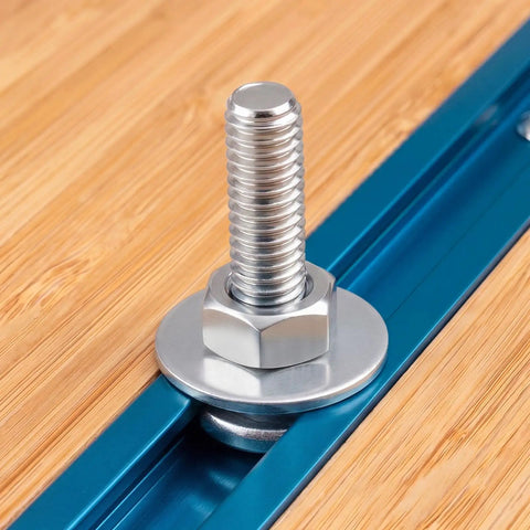Eight Sets Of 5 16 18 T Bolts Nuts And Washers For Boat Rails With Anti Rust Coating Durable Carbon Steel Marine Hardware setup
