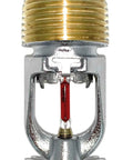 Top Shelf K8 Quick Response Pendent Fire Sprinkler with a brass connection for commercial job sites and industrial warehouses.
