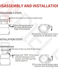 22mm Maintained Key Switch Panel Mount 2 Position Latching 1NO1NC 440V 10A, installation diagram