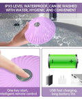 Electric Chest Massager Brings Home Deep Vibration And Fifteen Adjustable Speeds With Gentle Heat And Fifteen Minute Auto Timer, waterproof design.