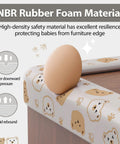 Heavy Duty Baby Proofing Edge Protectors 6.5Ft super dense soft rubber foam with NBR material over furniture corner.