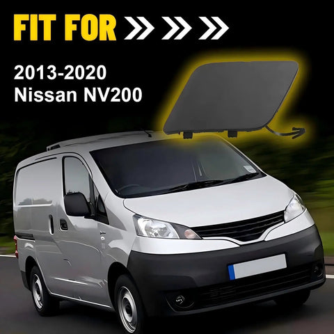 Nissan NV200 2013-2020 with durable plastic tow hook bracket cover cap shown separately