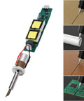 Ultrasonic Cutter Transducer With Drive Module, 30W 40KHz Replacement Parts For DIY Crafts showing cutting tool and applications