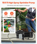 115 Volt Shallow Well Jet Pump 1 HP Heavy Duty Cast Iron Irrigation Water Pump 164 Ft Max Head 20 To 40 PSI IPX4 in use