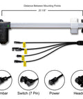 Game Changing DC 28V Replacement Linear Actuator Motor For Power Recliners Lift Chairs Couches And Massage Seats Offering Plug And Play Multi Connector Wiring Setup Guaranteed Smooth Operations with connectors.