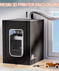 Resin 3D Printer Enclosure With Temperature Control, Odor Busting, LED Lighting, Adjustable Fan, Quiet Operation, Dust Shield
