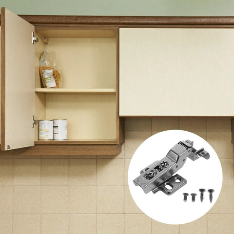 Kitchen cabinet showcasing 4 Pack Black Stainless Steel Inset Cabinet Hinges With Aluminum Frame For Quiet Kitchen Cabinets