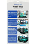 Control Silent Portable Generator Set With High Efficiency Power Output For Industrial Use Home Backup Outdoor Work Power Up Reliable Energy And Commercial Grade Backup Power Solution product details
