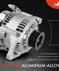 Alternator For Dodge And Jeep Fans, Fits Dakota Grand Cherokee Cherokee Wrangler TJ Comanche 1991-1998, 90 Amp 12V CW With 6 Groove Pulley