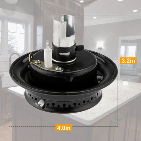 Sealed Burner Igniter Heads For Gas Range Replacement Pack Of 4 Easy Drop In Install No Fuss Fit, size 4.0x3.2 inches