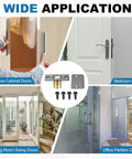 Magnetic Door Ball Catch 8 Pack For Top Of Doors And Invisible Cabinets shown with wide application uses including various door types.