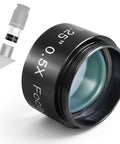 0.5x Telescope Focal Reducer For Imaging And Visual Telescopes, 1.25 Inch Filter Thread, Fully Multi Coated Field Corrector