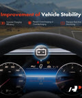 Heavy Duty Battery Current Monitor Sensor Module For Chevrolet Cruze Base 2016 2017 2018 dashboard displaying battery monitoring features.