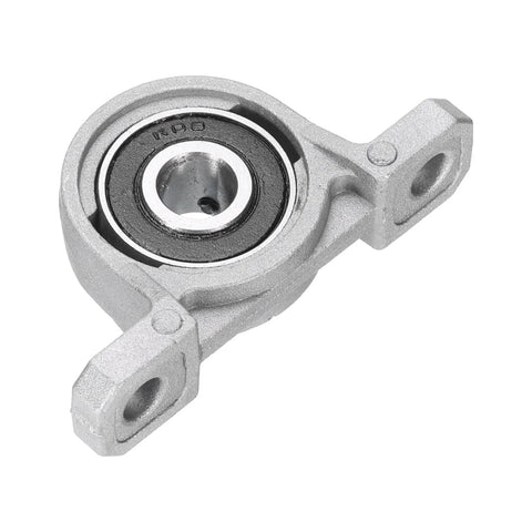 Pillow block bearing KP08, 8mm bore, zinc alloy housing, mounted self-aligning bearing