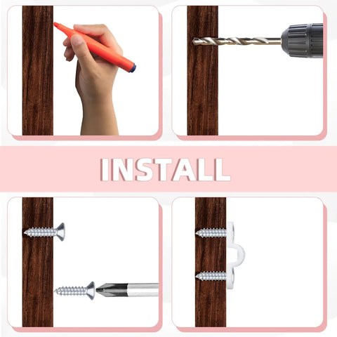 Dang Sturdy Wire Shelf Loop Clips Pair With 100 Matching Screws Heavy Duty Shelving Brackets For Closet Organization And Wall Racks Snap Up These Rock Solid Hangers For Zero Hassle Storage
