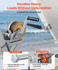 Beefy 1600 Lb Hand Boat Winch With 4 To 1 Gear Ratio Portable Two Way Ratchet Rope Crank Easy Install For Boat Trailers And ATVs Heavy Duty Towing Power on boat trailer