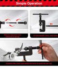 Step-by-step usage of Beast Pro Grade 13 Piece Motorcycle Chain Breaker Tool Kit with Rivet Tool Set Heavy Duty Chain Cutter.