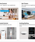 Zigbee 3.0 DIN Rail Smart Switch With Energy Monitoring 32A Panel Controller For Home Assistant Alexa SmartThings; app view