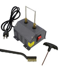 Electric Rope Cutter Hot Knife 30W With 932 Degrees Fahrenheit Rapid Heat Blade and accessories, tool and power cable visible
