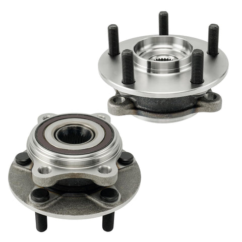 Drop-In Front Wheel Bearing Hub Assembly For 2014-2018 Mazda 3 And 2016-2021 Mazda CX-3, 5-lug bolt-on, premium steel