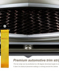 Heavy Duty Racing Tow Strap And Nylon Towing Rope For Jdm Sports Cars, Universal Front Or Rear Bumper Recovery Line, 2000 Pound Towing Pull With Badass Construction And No Nonsense Grip In Bold Yellow mounted on vehicle grille.