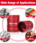 ROGVOC deburring tool (red) pipe reamer for 1/4 to 1-5/8 in PVC, copper & aluminum pipes