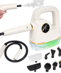 Handheld Steam Cleaner With LCD Display And One Click Control, 10 In 1 High Pressure Steam Cleaner, accessories shown.