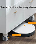 Adjustable Metal Furniture Leg Boosters 10 Pack Leveling Feet For Sofas Tables Cabinets Heavy Duty Floor Protectors with robot