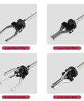 Nine Way Slide Hammer Puller Set with 2-Jaw and 3-Jaw External and Internal Pullers shown separately.