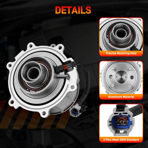 Rear Differential Coupling Assembly Replacement For Nissan Rogue, Rogue Sport, Qashqai, And Murano Direct Fit Pro Grade OE Quality Durable Upgrade For 2014-2020 Rogue 2.5L, 2016-2020 Murano Hybrid 2.5L, 2015-2020 Murano 3.5L, 2017-2020 Qashqai 2.0L, aluminum housing