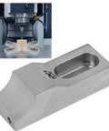 Close-up of a Two Piece CNC Side Clamp Vise With Low Profile Dovetail Jaws, Adjustable Milling Machine Vise In S136H Steel.