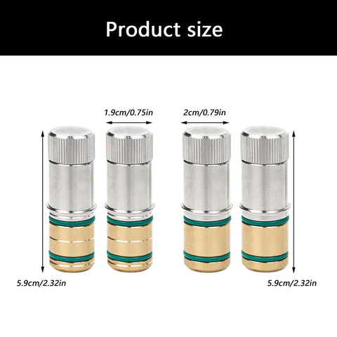Pair Of Stainless Steel Table Positioning Pins For Woodworking Workbench Clamps Quick Lock Expansion Pins, size 5.9cm x 1.9cm