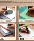 Using 52 Shape Style Leather Hole Punch Kit With Leather Punch Mat And 3 Pcs Punching Pad in various DIY leather crafts