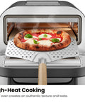 Indoor Pizza Oven That Makes 12 Inch Pizzas Fast, Reaches Up To 800 Degrees Fahrenheit, Countertop Electric Maker With 5 Presets