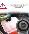 Coolant Reservoir Cap Replacement Fits Mustang GT F150 EcoBoost V6 V8, Lincoln MKZ, Escape 2013-2019, Land Rover Volvo 2020-2021 installed.