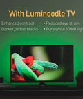 LED TV Backlight Strip Lights With USB Power, Remote Control, 15 Ambient Color Options And 10 Brightness Modes For 60 To 80 Inch TVs